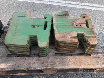 10 zavorre usate da 50 kg per john deere