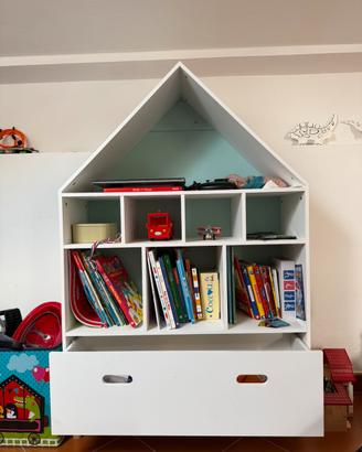 Libreria Scaffale Portagiochi per Cameretta