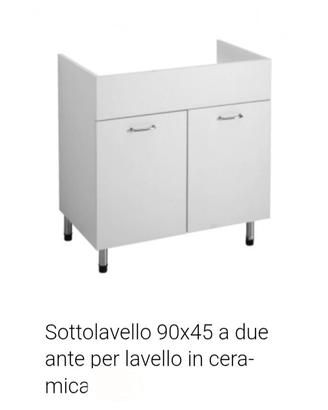 mobiletto sottolavabo ceramica