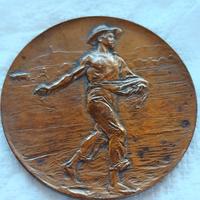 Grande Medaglione 1921 Regia Scuola S. Agricoltura