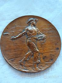 Grande Medaglione 1921 Regia Scuola S. Agricoltura