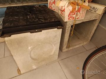 chiusino in ghisa C250 e n. 2 pozzetti cemento