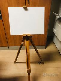 CAVALLETTO PITTURA LEGNO FAGGIO