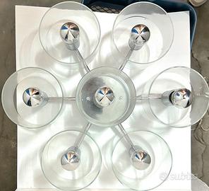 Oluce Lampada Vetro Soff  Fiore 423 , 7 elementi -