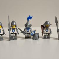 5 Minifigure LEGO castle Horse Knight