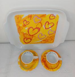 THUN Primo Amore Set 2 Tazzine con Vassoio