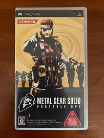 Metal Gear Solid Portable Ops -Edizione Giapponese