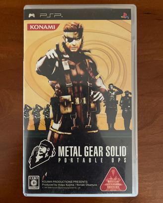 Metal Gear Solid Portable Ops -Edizione Giapponese