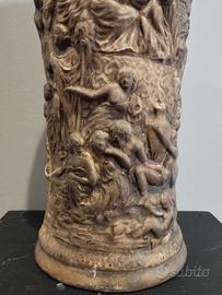 antico vaso in terracotta doccia