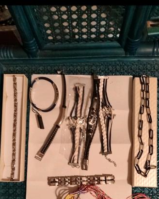 Lotto bracciali e accessori Zancan ecc. 9 pezzi