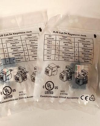 Keystone Jack KJ8 Cat.5e e Cat.6