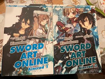 Light novel “Sword art online aincrad” volumi  1-2