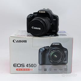 Canon Eos 450D + 18-55 IS Usata 9.900 scatti
