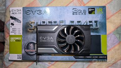 Scheda Video Evga Nvidia GTX 1060 3Gb superclocked