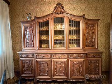 Armadio in legno ,barocco piemontese