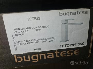 mix lavabo BUGNATESE nero opaco Nuovo 