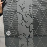 Porta in vetro scorrevole esterno muro