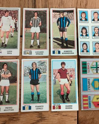 11 Figurine Calciatori 1974/75