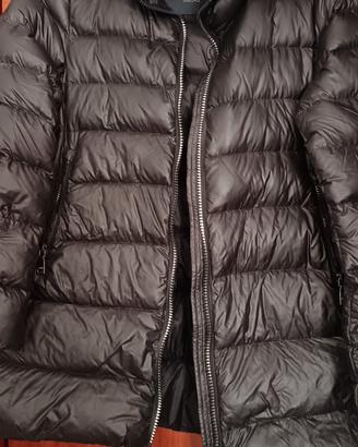 piumino nero donna 