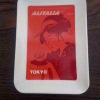 Posacenere pubblicitario Alitalia anni 70