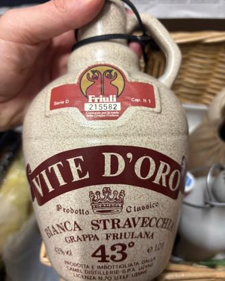 Grappa vite d’oro 43 anni 70/80