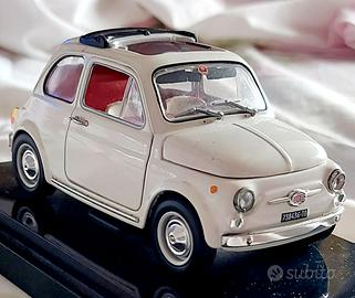 Fiat 500F special scala 1-24 perfetta bianca.