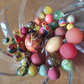 36 Palle magiche vintage. Superballs rimbalzanti
