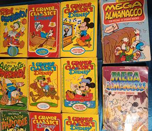 LOTTO FUMETTI DISNEY VINTAGE MONDADORI GRANDI CLAS