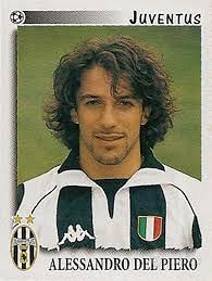 Figurina Del Piero album calciatori panini 1997/98