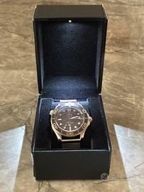 Custodia orologi in pelle con illuminazione led