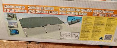 2 Letti da campeggio in alluminio NUOVI