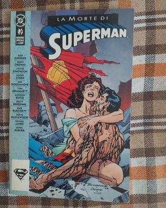 la morte di superman