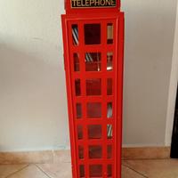 Colonna porta CD - DVD telephone rossa