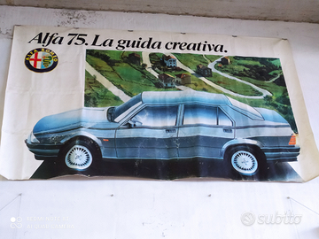 Telone pubblicitario Alfa Romeo 75