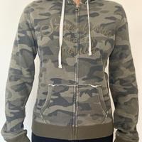 Felpa mimetica con cappuccio unisex