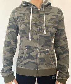 Felpa mimetica con cappuccio unisex