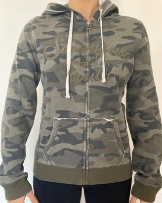 Felpa mimetica con cappuccio unisex