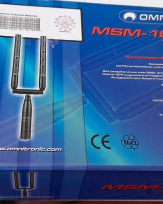 Microfono omnitronic msm-100 pro
