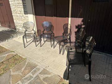 Sedie in plexi fumé PEDRALI