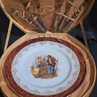 Piatto decorato vintage