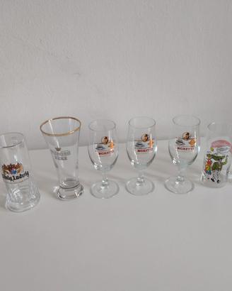 Bicchieri Birra Moretti, Tuborg, Paulaneer e Austr