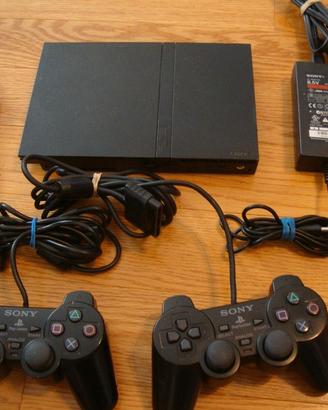 playstation 2 slim completa 