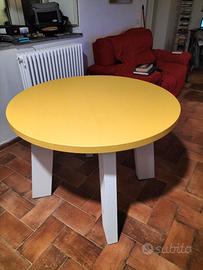 TAVOLO ROTONDO LEGNO 4 GAMBE