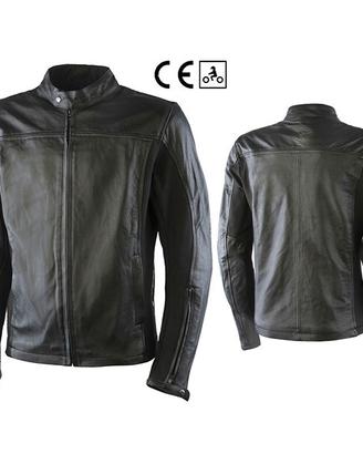 GIACCA PELLE MOTO OJ BEAST UOMO PROTEZIONI MORBIDA