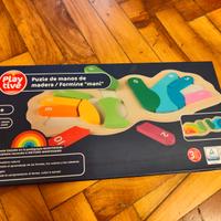 Puzzle in legno Montessori – Gioco educativo 2+