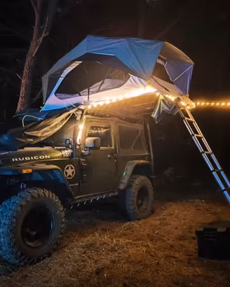Tenda da tetto Auto Dechatlon pari al nuovo + acc