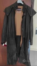 cappotto Marlboro country vera pelle vintage or
