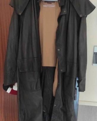 cappotto Marlboro country vera pelle vintage or