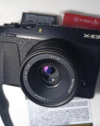 Fujifilm X-E3 completa c/Gar. + ob. Neewer 25 /1,8
