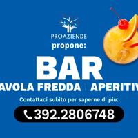Bar tavola fredda aperitivi drink 3 slot Rif.PC009
